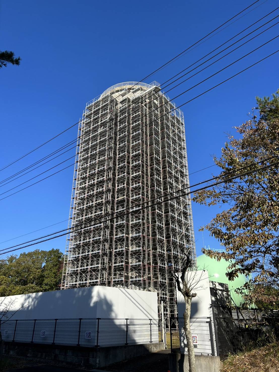 ○○高架水槽ほか施設解体撤去工事【仮設工事】