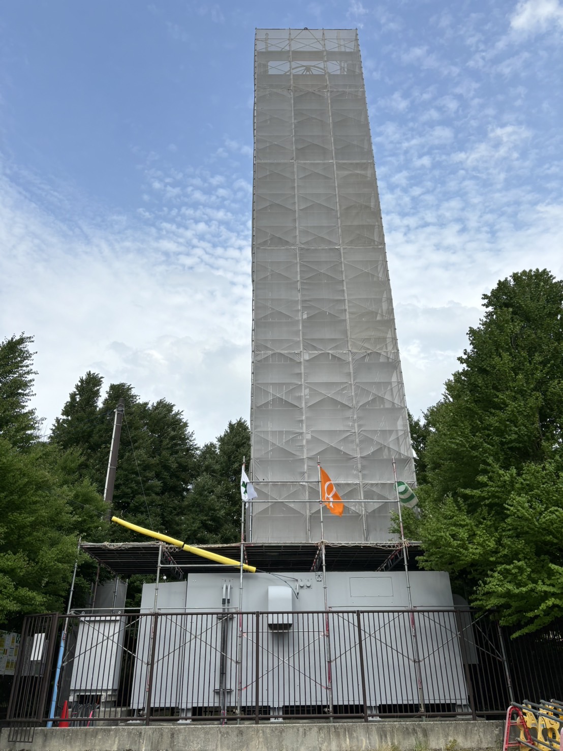 ○○局鉄塔塗装工事【仮設工事】