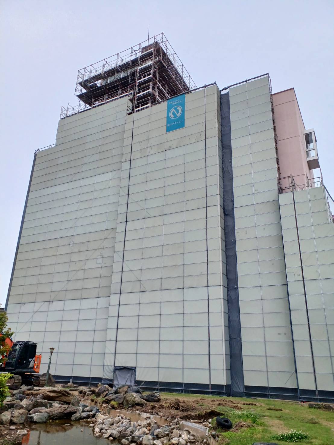 ○○市民会館解体工事【仮設工事】