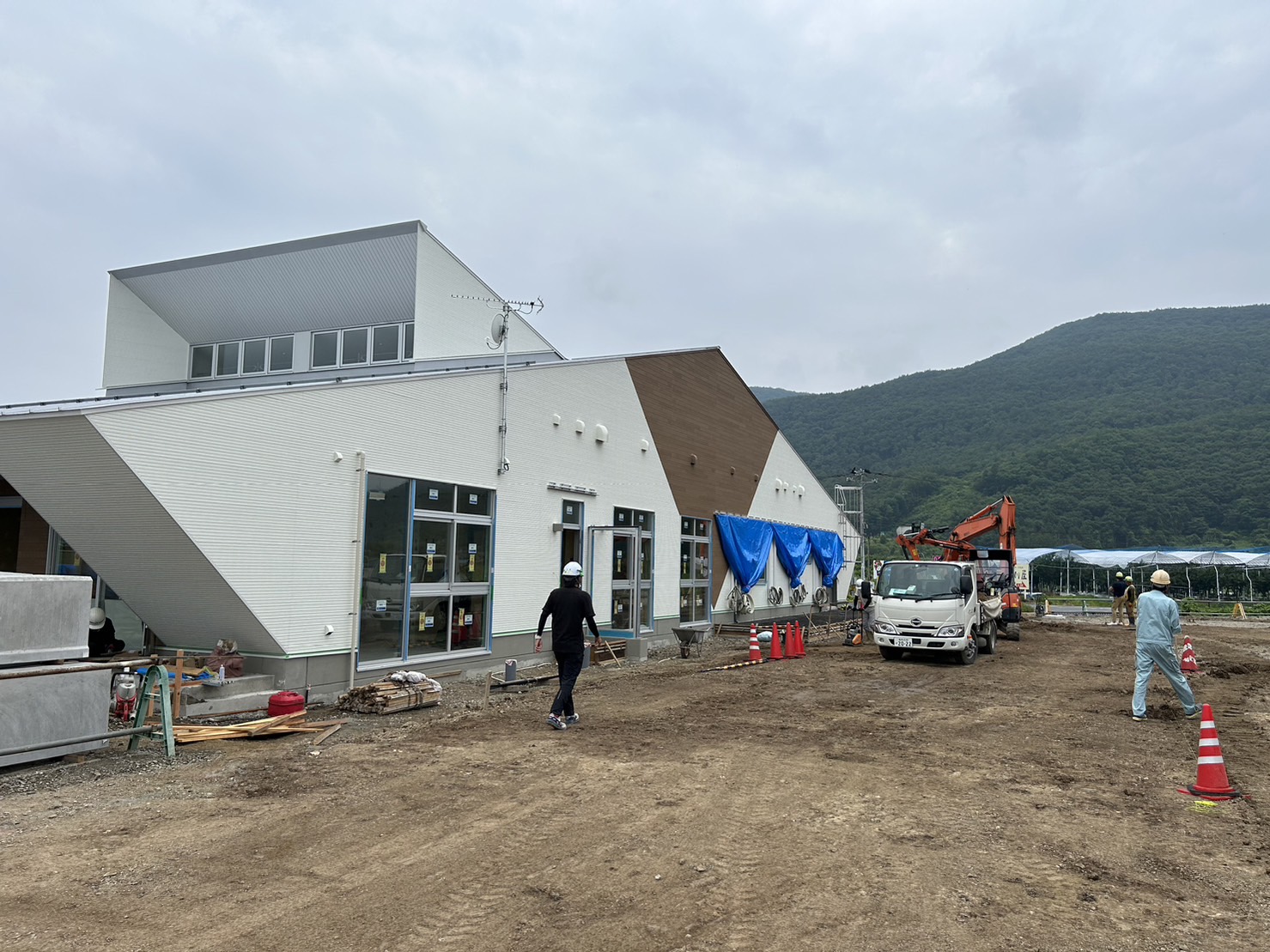 福島市内某工場 新築工事【仮設・コンクリート工事】