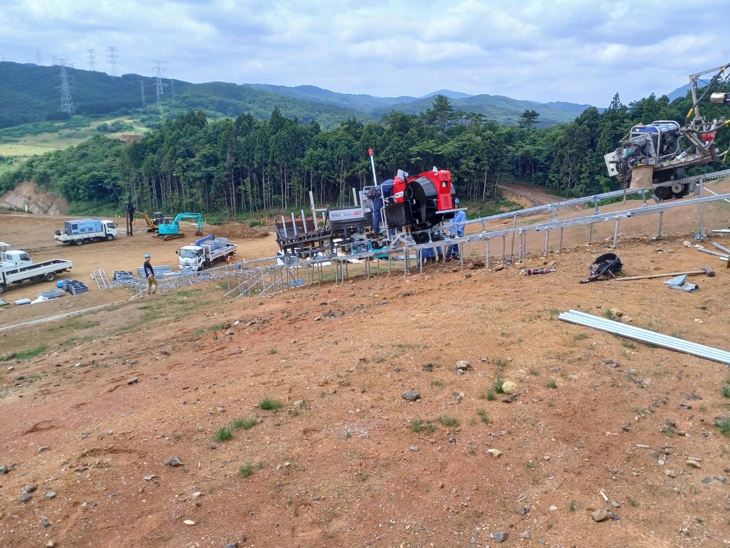 ○○○○太陽光発電所建設工事【仮設・土工・据付・コンクリート工事】