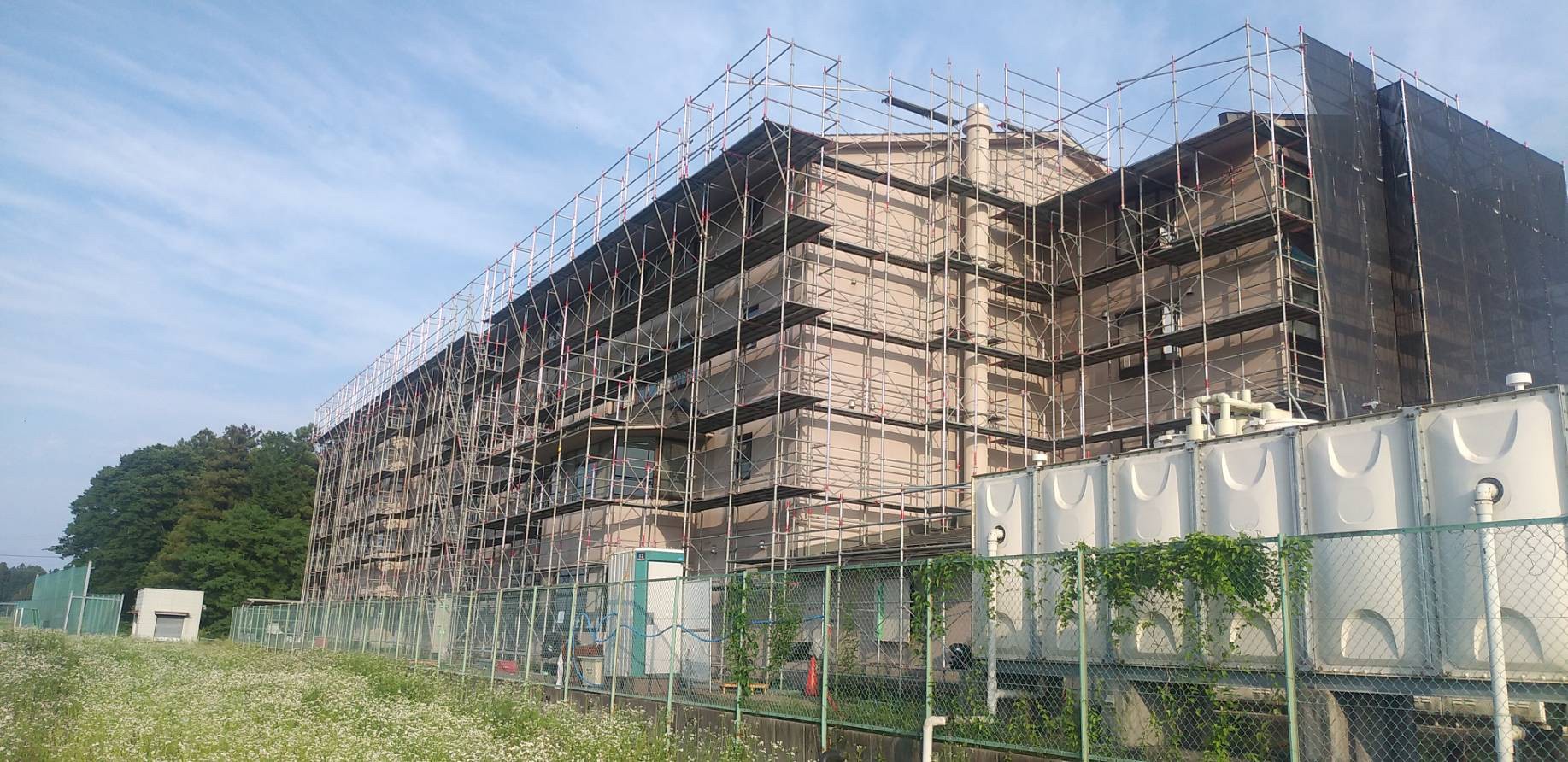 棚倉町某集合住宅大規模修繕工事【仮設工事】