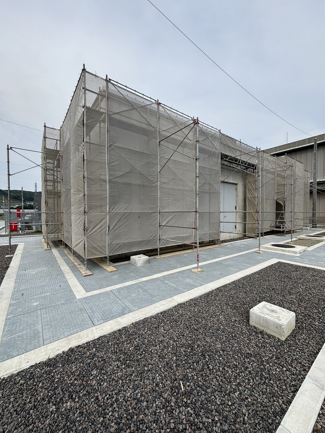 ○○○白河DC オイルタンク室修繕工事【仮設工事】