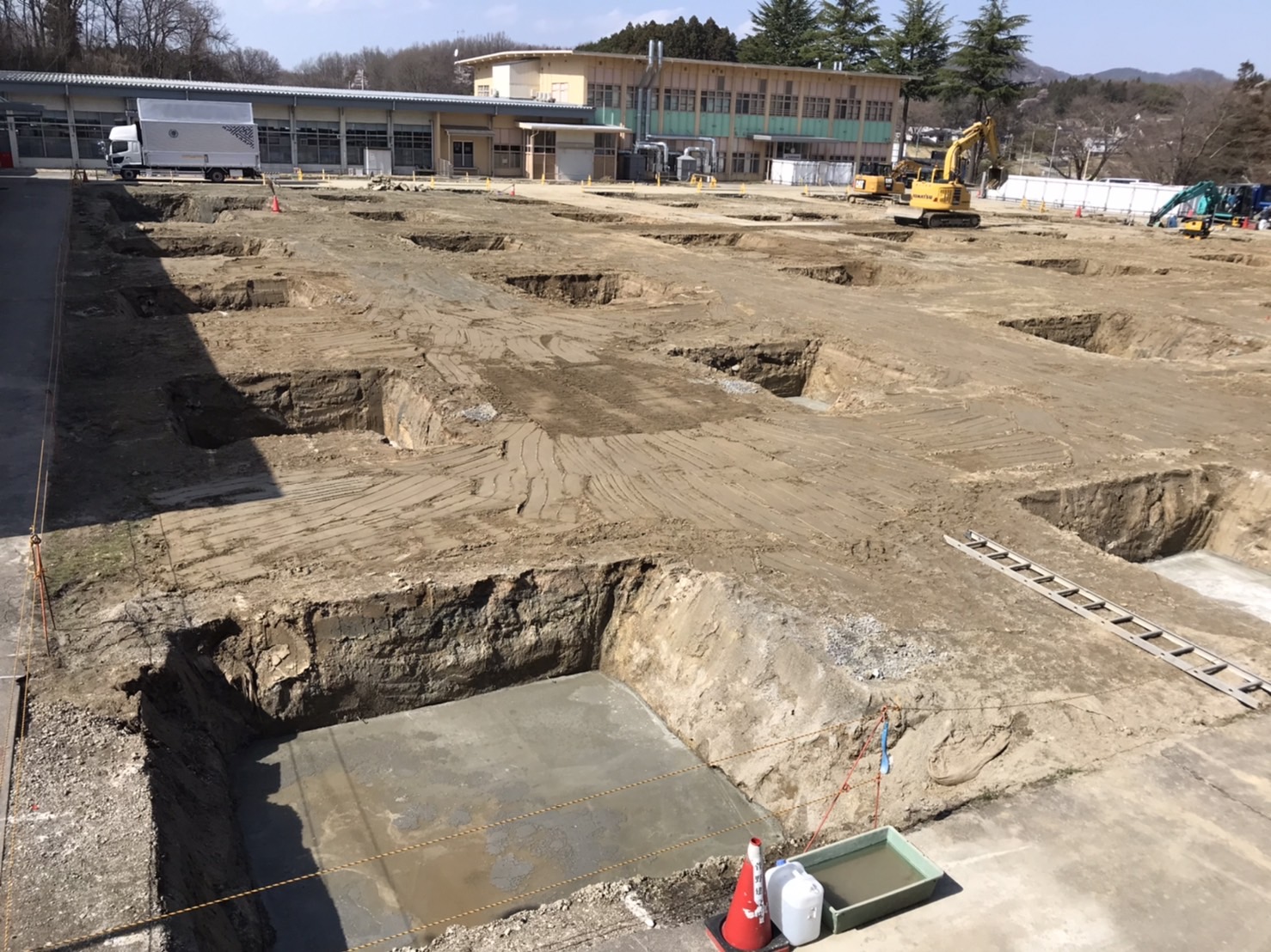 ○○○○ 福島工場 新築工事【仮設工事】