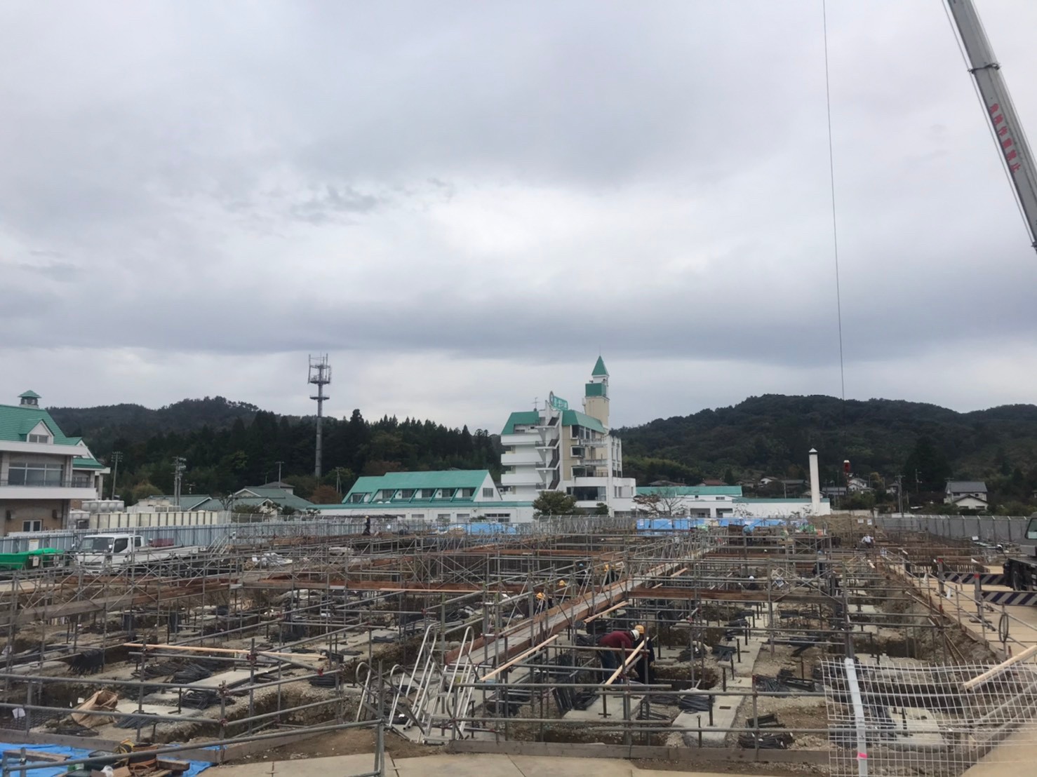 福島市内某老人ホーム新築工事【仮設・土工・コンクリート工事】