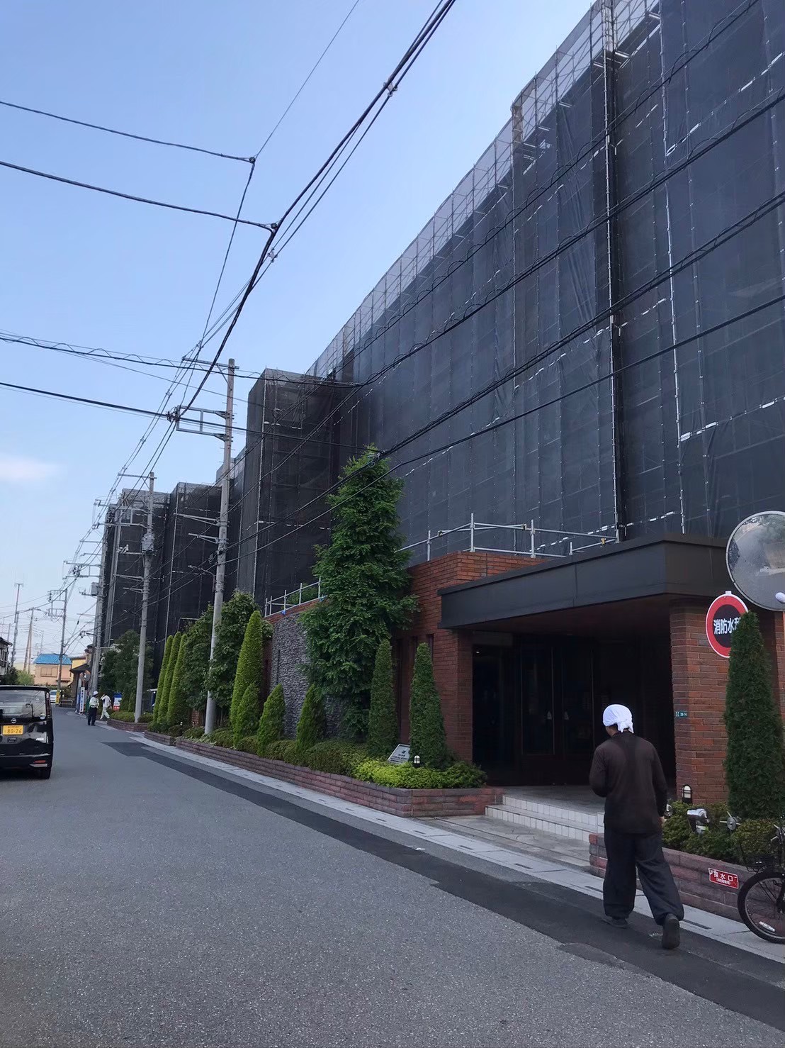 某レジデンスマンション改修足場工事【仮設工事】