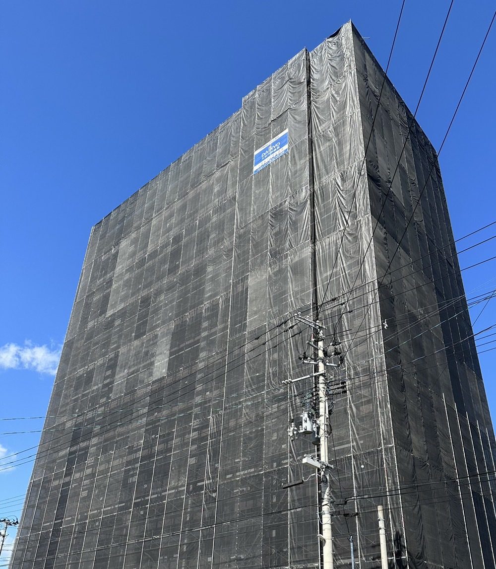 仙台市某マンション 大規模修繕工事【仮設工事】