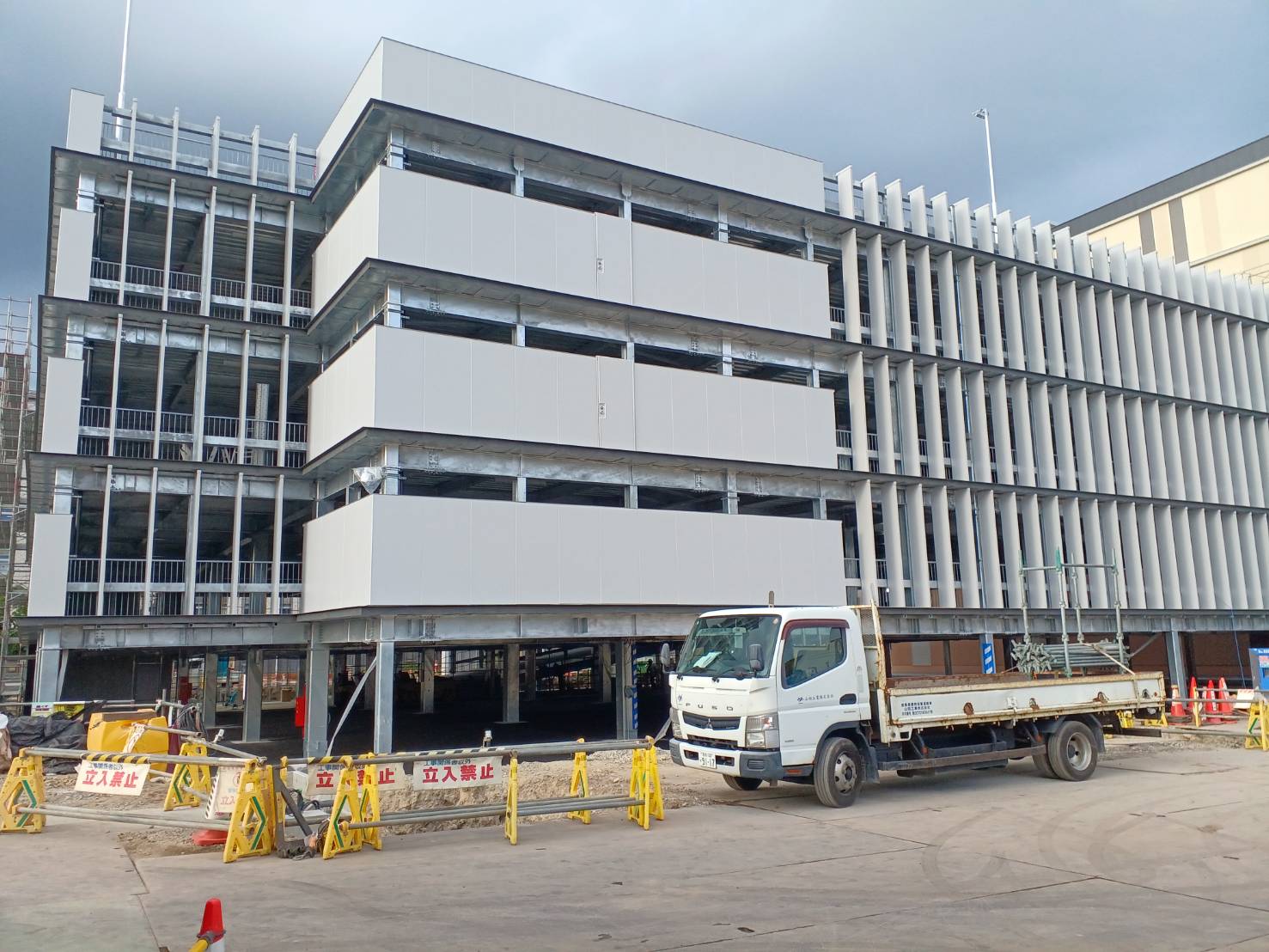 市民センター整備事業立体駐車場工事【仮設工事】