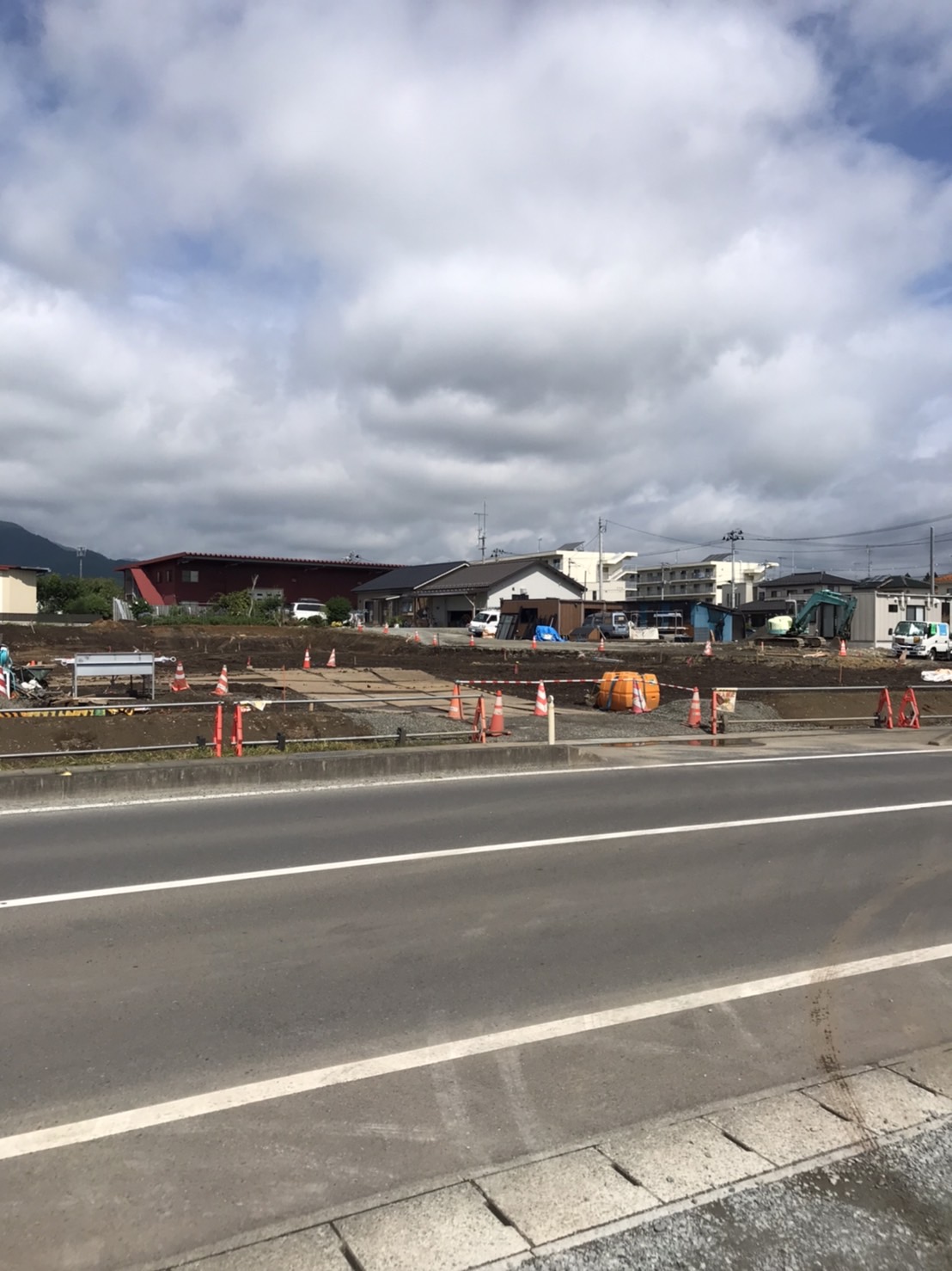 南相馬市某ドラッグストア新築工事【土工・コンクリート工事】