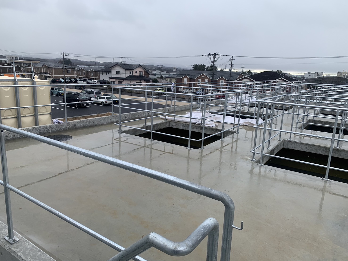 ○○○○株式会社ヨークベニマル新工場 排水処理施設新築工事【仮設・土工・コンクリート工事】（支保工含む）