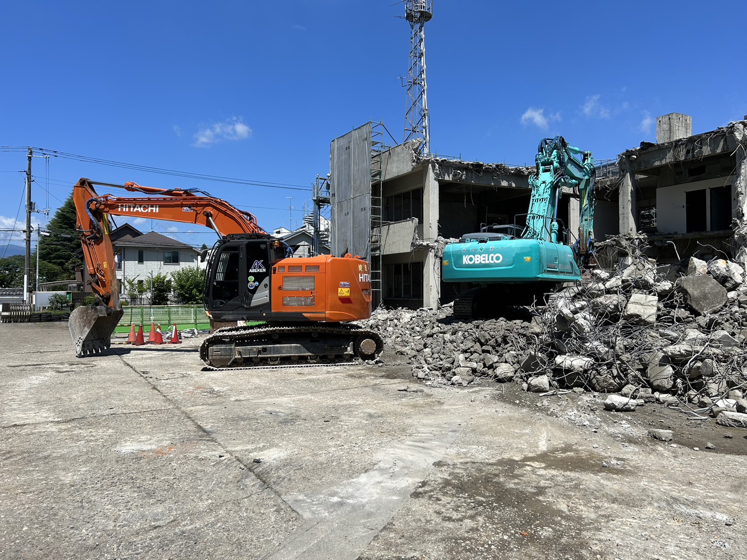 ○○地方某露場整備等工事【仮設・土工・コンクリート工事】