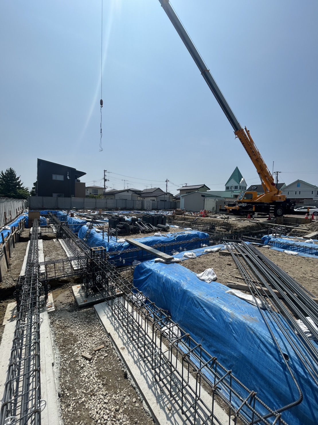 ○○認定こども園施設整備計画新築工事•基礎工事【仮設・土工・コンクリート工事】