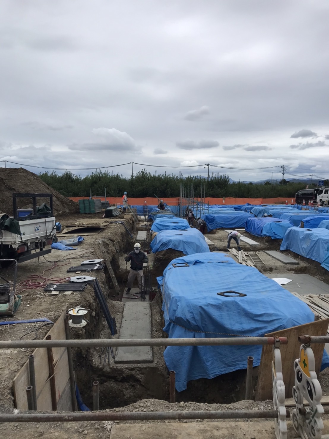 ○○○○社屋新築工事【仮設・土工・コンクリート工事】