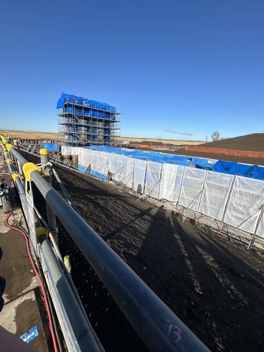 某所第二調整池石川排水樋管新設工事【仮設工事】