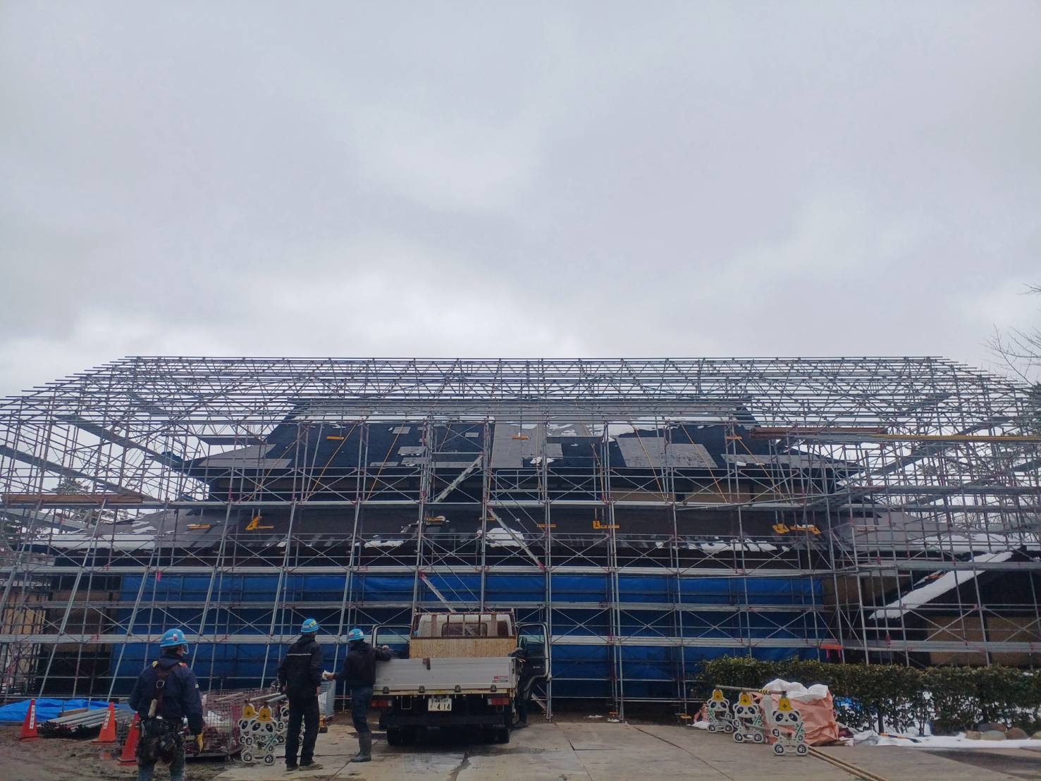 重要文化財旧○○○再整備工事【仮設工事】