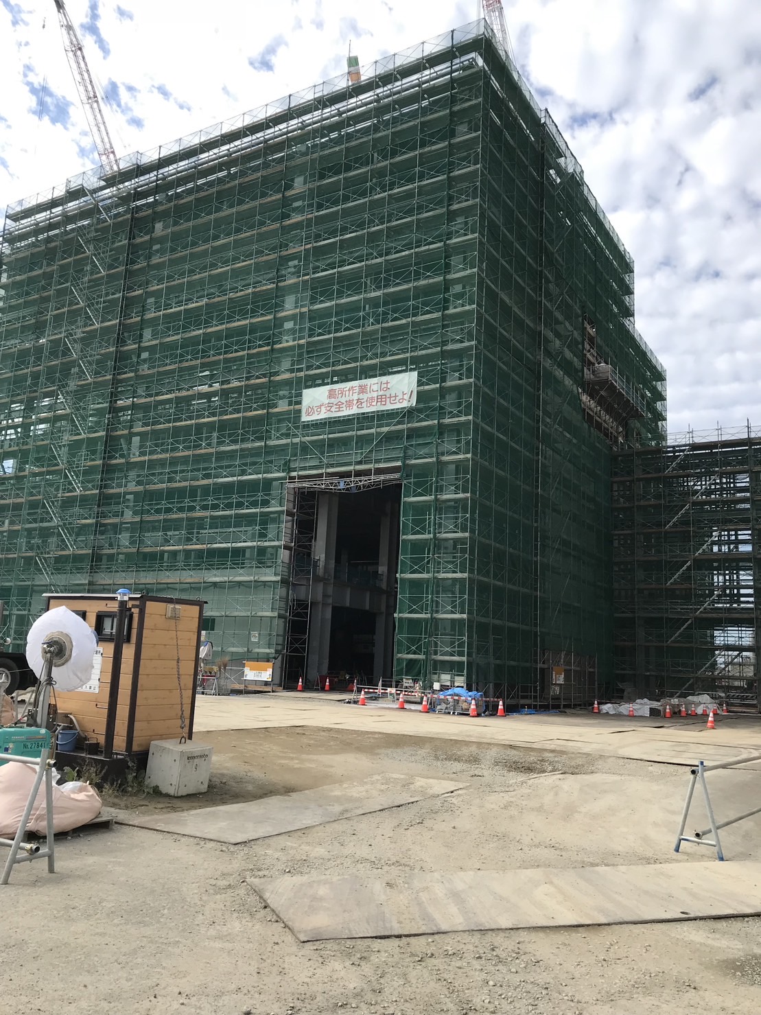 某火力発電所新築工事【仮設工事】