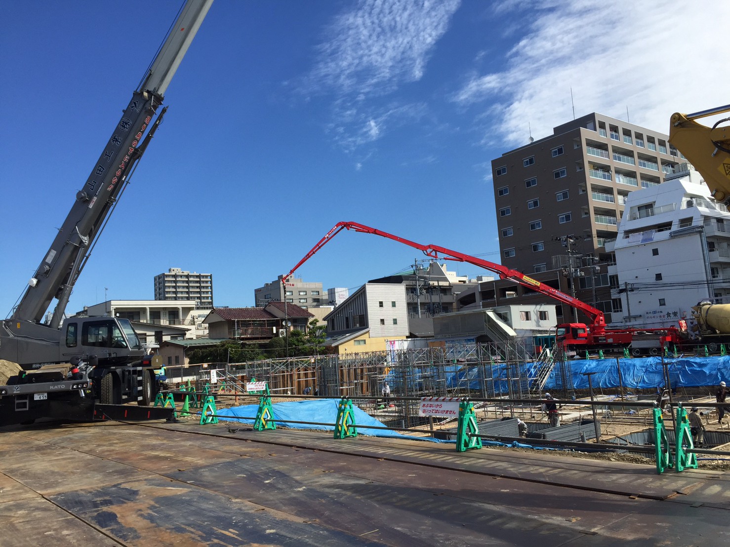 福島市内○○施設新築工事【仮設・土工・コンクリート工事】