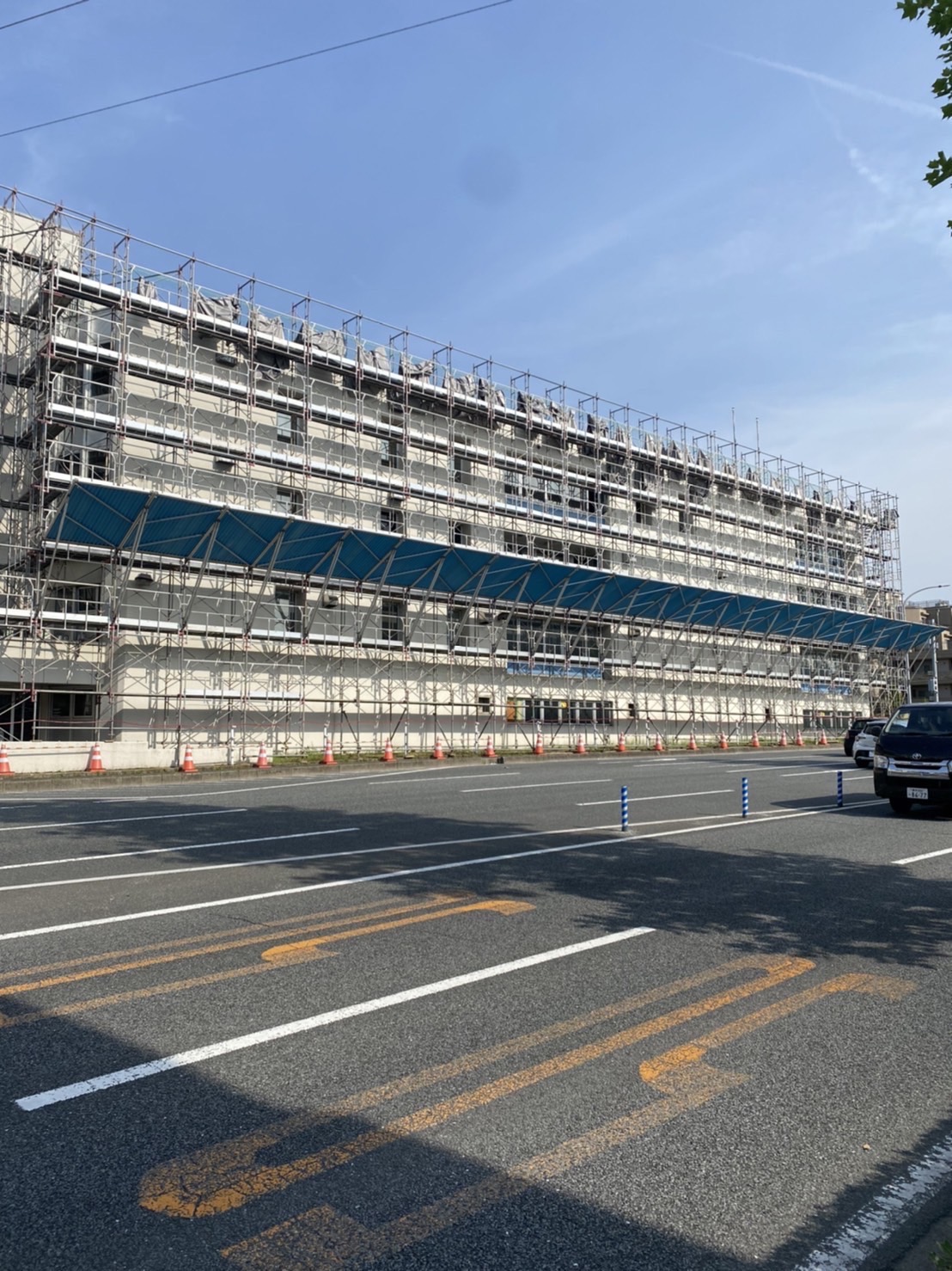 某工場解体養生足場工事【仮設工事】